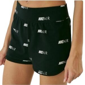 NIKE NSW Running Shorts Allover Print Black & White Women’s Size Medium